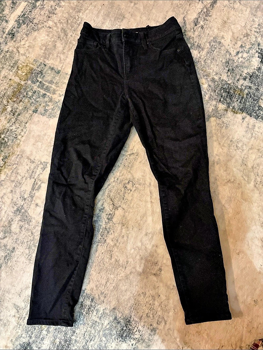Express Curvy Skinny Mid Rise Jeans in Black Size 2R Like New